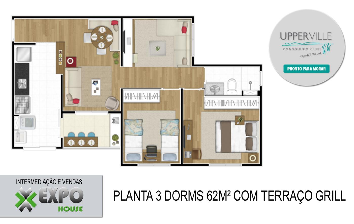 Apartamento, 3 quartos, 62 m² - Foto 37